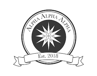ALPHA ALPHA ALPHA EST. 2018 logo
