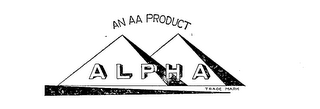 ALPHA AN AA PRODUCT logo