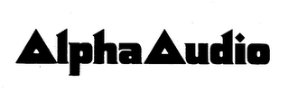 ALPHA AUDIO logo