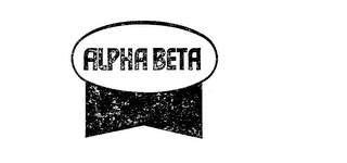 ALPHA BETA logo