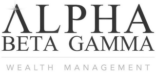 ALPHA BETA GAMMA WEALTH MANAGEMENT logo