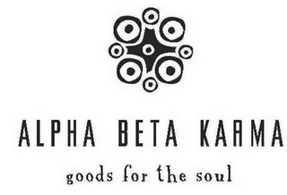 ALPHA BETA KARMA GOODS FOR THE SOUL logo