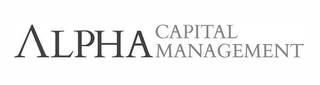 ALPHA CAPITAL MANAGEMENT logo
