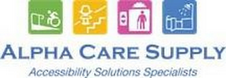 ALPHA CARE SUPPLY ACCESSIBILITY SOLUTIONS SPECIALISTS logo