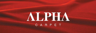 ALPHA CARPET logo