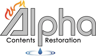 ALPHA CONTENTS RESTORATION logo