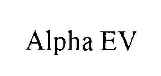 ALPHA EV logo