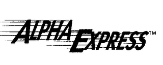 ALPHA EXPRESS logo