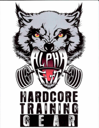 ALPHA FITT HARDCORE TRAINING logo