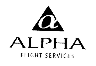ALPHA FLIGHT SERVICES logo