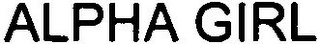ALPHA GIRL logo