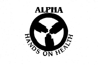 ALPHA HANDS ON HEALTH logo