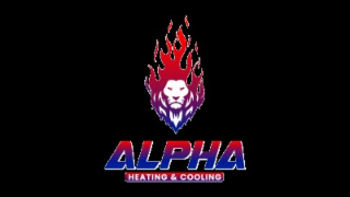 ALPHA HEATING & COOLING logo