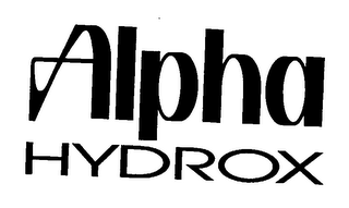 ALPHA HYDROX logo