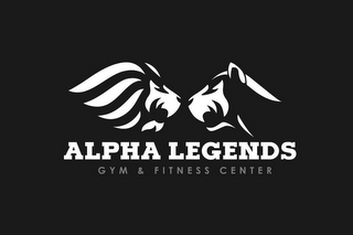 ALPHA LEGENDS GYM & FITNESS CENTER logo