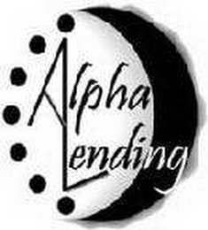 ALPHA LENDING logo