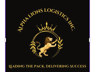 ALPHA LIONS LOGISTICS INC. LEADING THE PACK, DELIVERING SUCCESS logo