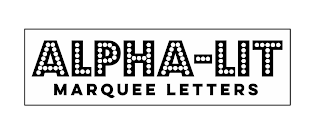 ALPHA-LIT MARQUEE LETTERS logo
