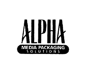 ALPHA MEDIA PACKAGING SOLUTIONS
