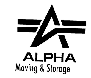 ALPHA MOVING & STORAGE logo