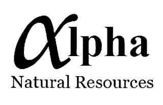 ALPHA NATURAL RESOURCES logo
