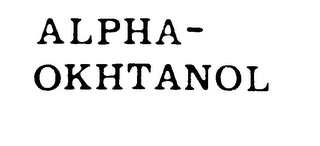 ALPHA - OKHTANOL logo