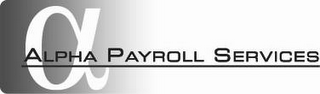 ALPHA PAYROLL SERVICES logo