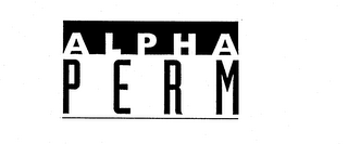 ALPHA PERM logo