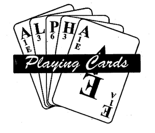 ALPHA PLAYING CARDS logo