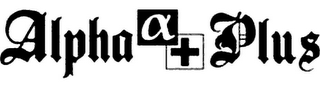 ALPHA PLUS A + logo