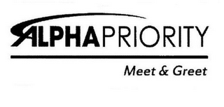 ALPHA PRIORITY MEET & GREET logo