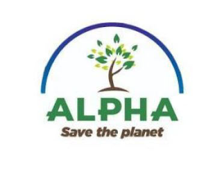 ALPHA SAVE THE PLANET logo