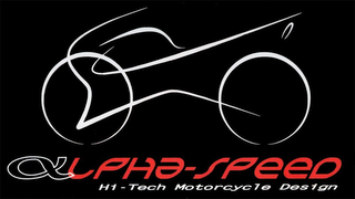 ALPHA-SPEED HI-TECH MOTORCYCLE DESIGN logo