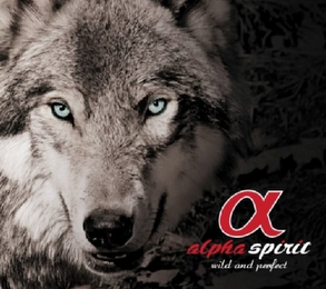 ALPHA SPIRIT WILD AND PERFECT logo
