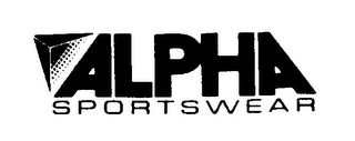 ALPHA SPORTSWEAR logo