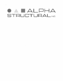 ALPHA STRUCTURAL INC. logo