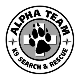 ALPHA TEAM K9 SEARCH & RESCUE logo