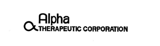ALPHA THERAPEUTIC CORPORATION logo