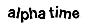 ALPHA TIME logo