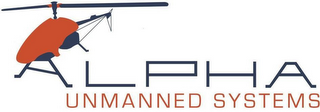 ALPHA UNMANNED SYSTEMS logo