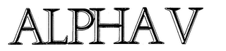 ALPHA V logo