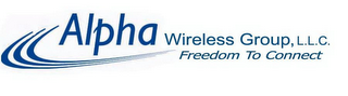 ALPHA WIRELESS GROUP, LLC FREEDOM TO CONNECT logo