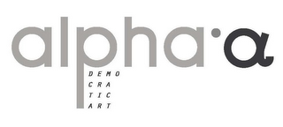 ALPHA'A DEMOCRATIC ART logo