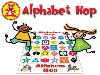ALPHABET HOP ALPHABET HOP B M E P HOP IR H S W Y Q SPIN A C Z L J O K X T D N STAY U V G ALFABETO HOP logo