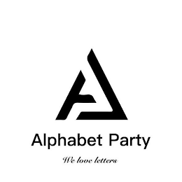 ALPHABET PARTY WE LOVE LETTERS logo