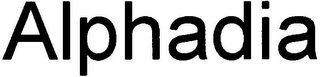 ALPHADIA logo
