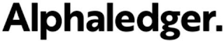 ALPHALEDGER. logo