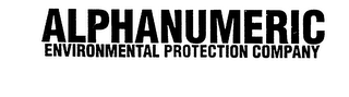 ALPHANUMERIC EVIROMENTAL PROTECTION COMPANY logo
