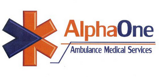 ALPHAONE AMBULANCE MEDICAL SERVICES logo