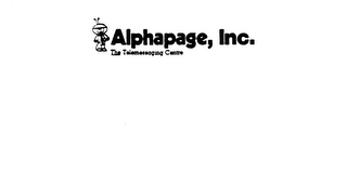 ALPHAPAGE, INC. THE TELEMESSAGING CENTRE logo